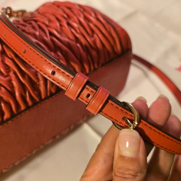 Coach Limited Edition 70th Anniversary Dark Pink Gather MADISON Purse Leather - Picture 5 of 16